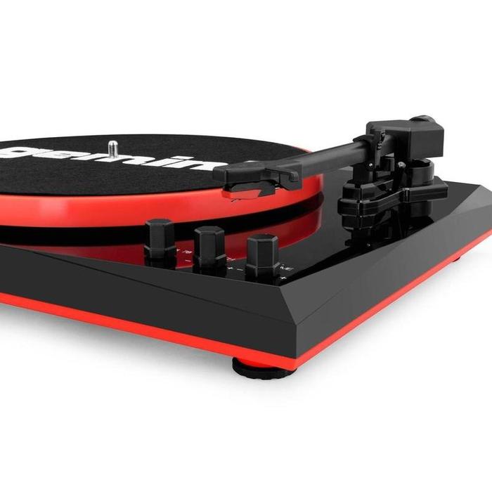 Gemini - Stereo Turntable System, Black / Red #TT-900BR