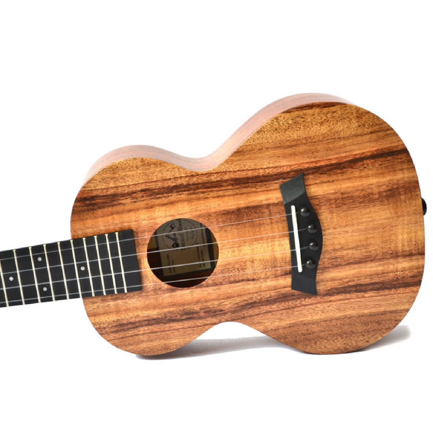 Twisted Wood Koa Ukulele - KO1000 side