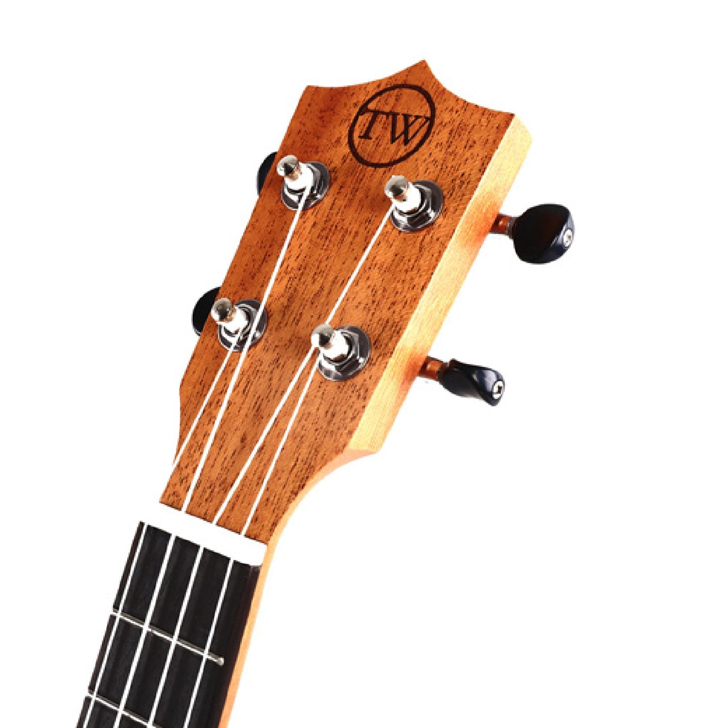 Twisted Wood Rock Roots Ukulele - RR200 head