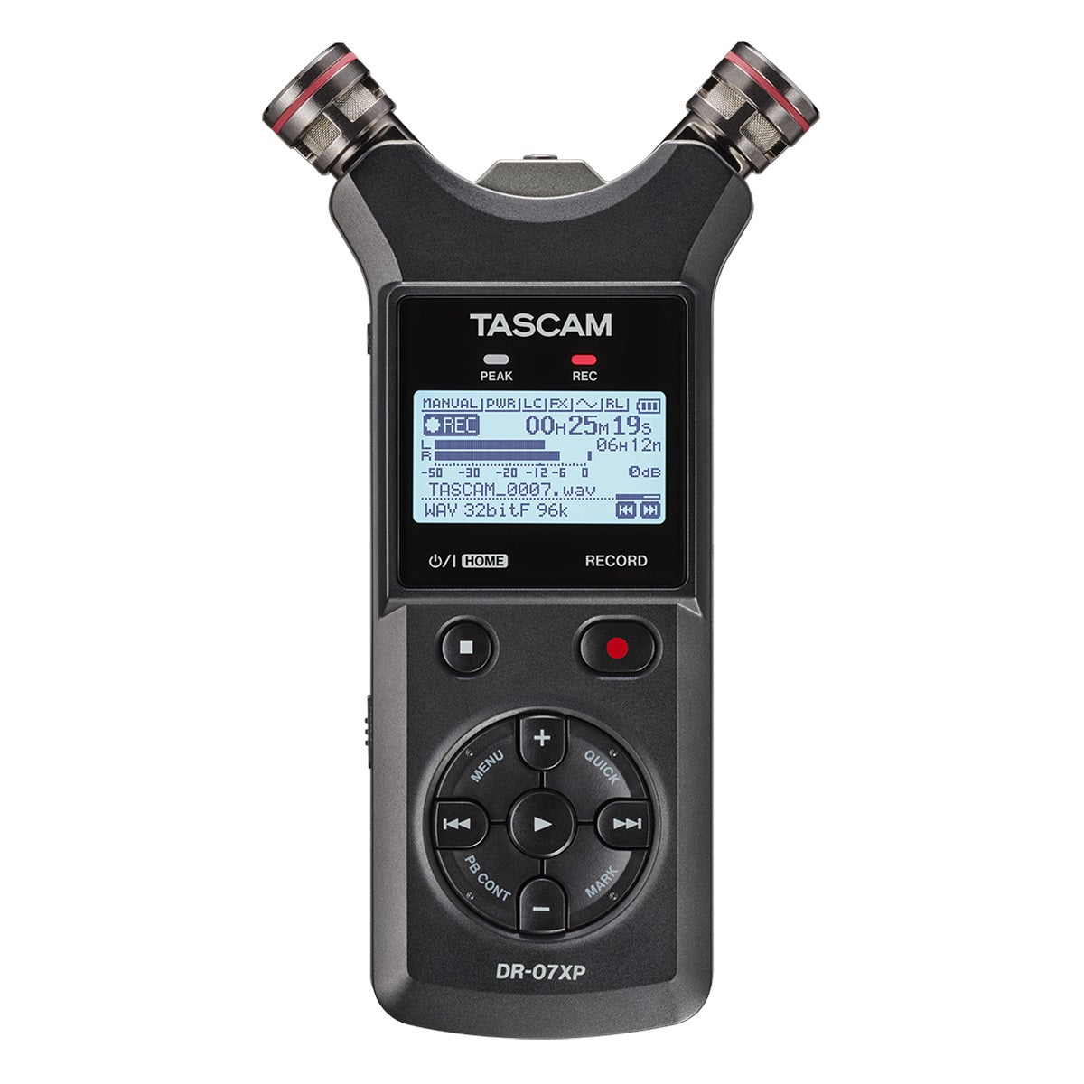 Tascam - DR-07XP Stereo Handheld Audio Recorder