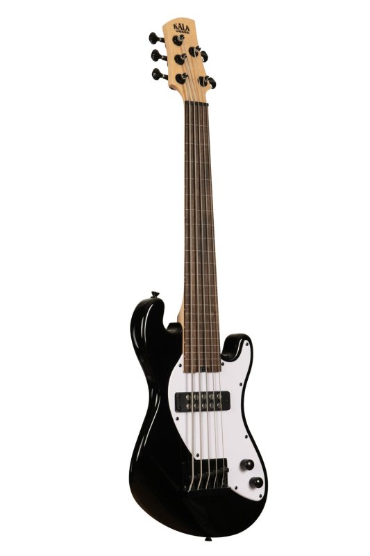 Kala - Solid Body 5-String Jet Black Fretless U-BASS #UBASS-SB5-BK-FL