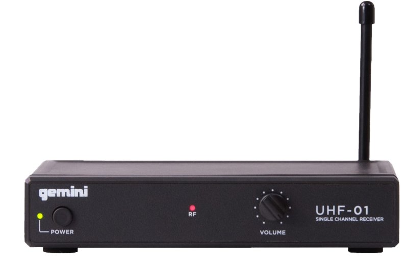 Gemini - Single-channel UHF Wireless Microphone System With Headset And Lavalier Microphones, F1: 517.6 #UHF-01HL-F1