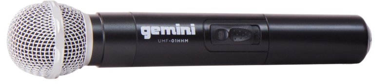 Gemini - Single-channel UHF Wireless Microphone System With Handheld Microphone, F1: 517.6 #UHF-01M-F1