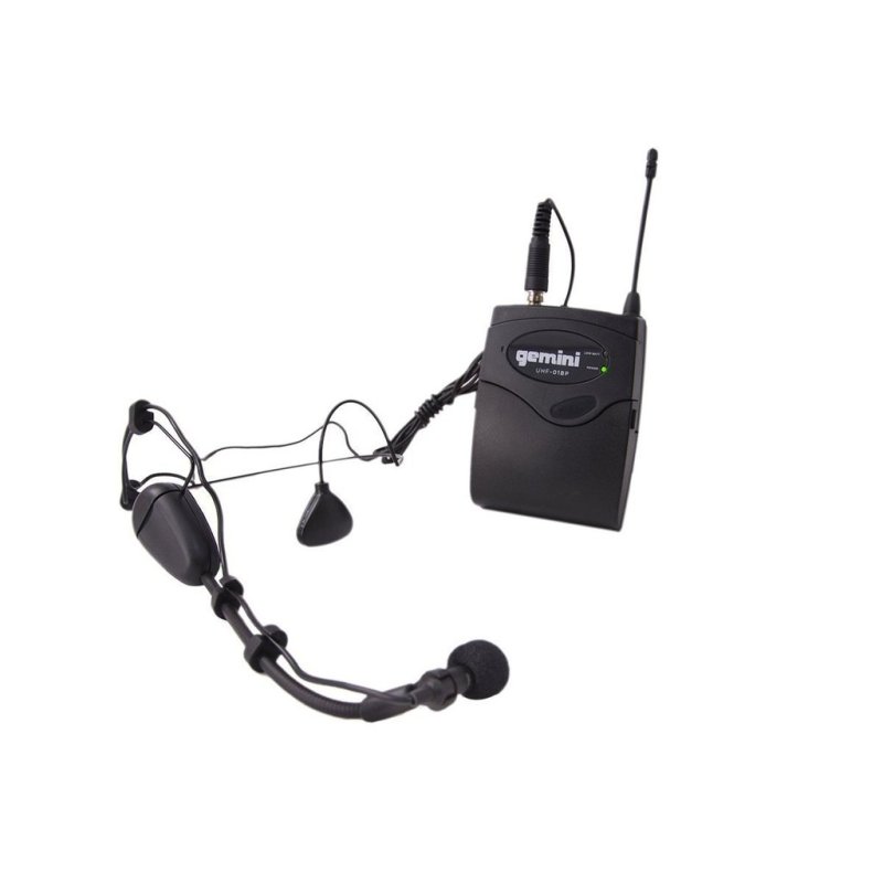Gemini - Dual Channel Wireless Headset Lavalier Microphone System, S34 533.7+537.2 #UHF-02HL-S34