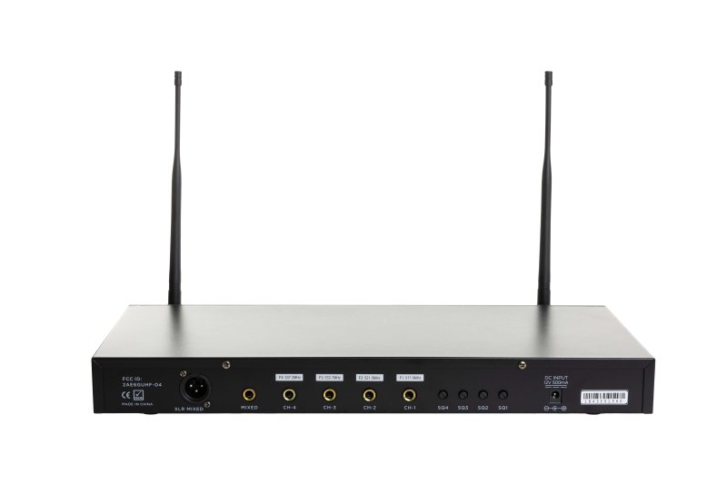 Gemini - Four Channel Wireless Handheld Microphone System #UHF-04M-S1234