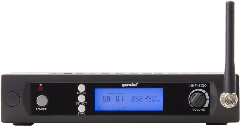 Gemini - Single Channel Wireless Headset Lavalier Microphone System #UHF-6100HL-R2