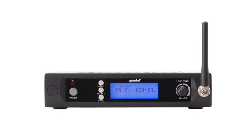 Gemini - Single Channel Wireless Handheld Microphone System #UHF-6100M-R2