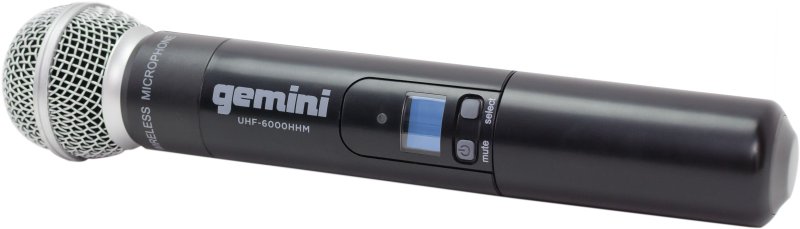 Gemini - Single Channel Wireless Handheld Microphone System #UHF-6100M-R2