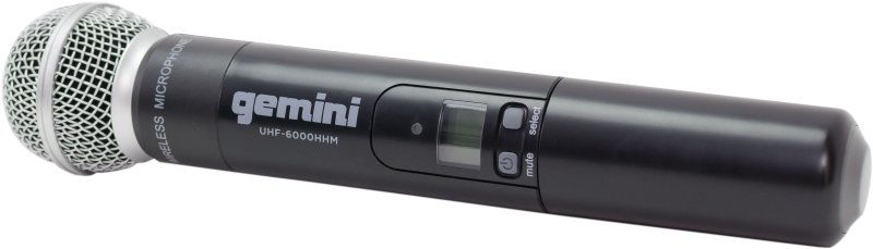 Gemini - Single Channel Wireless Handheld Microphone System #UHF-6100M-R2