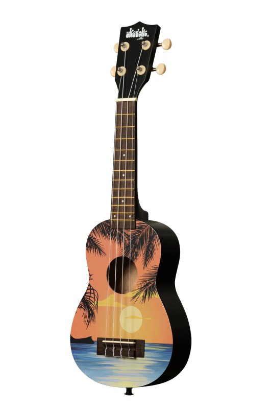 Kala - Tropical Day Ukadelic Soprano Ukulele #UK-TROPDAY