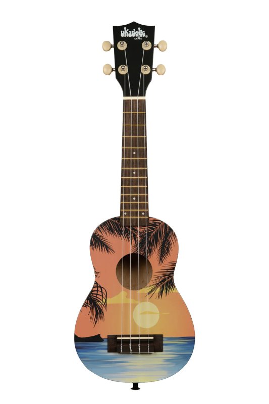 Kala - Tropical Day Ukadelic Soprano Ukulele #UK-TROPDAY