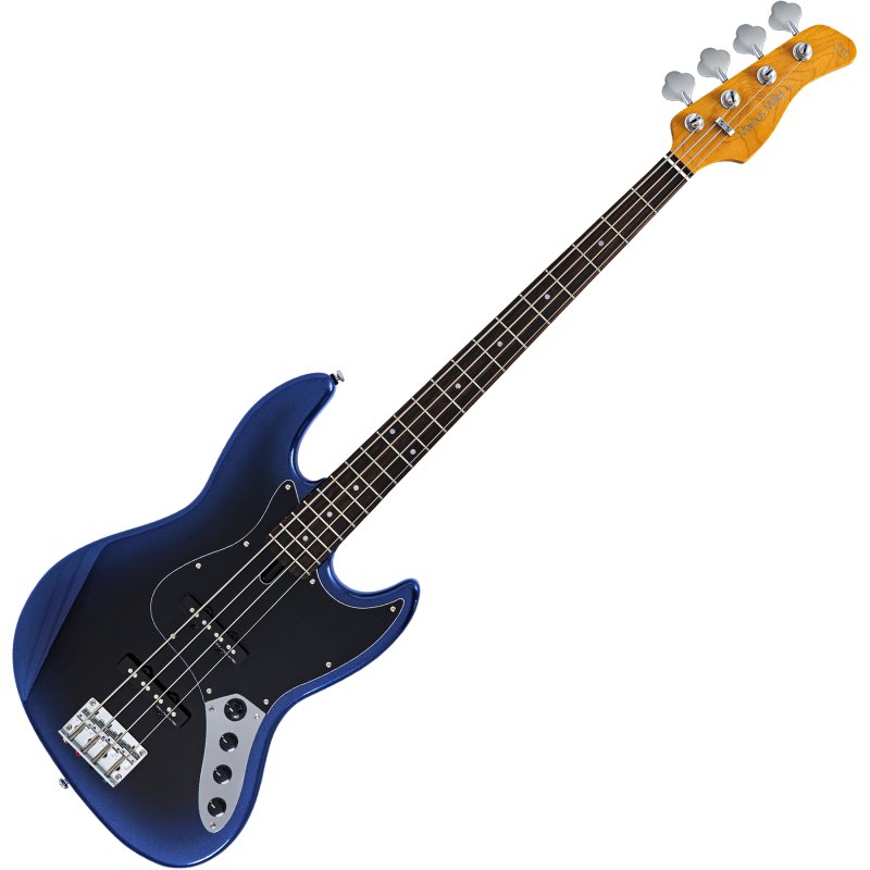 Sire - Sire V3 New Gen 4-String Jazz Bass Guitar with Marcus Standard J-Revolution Pickups, Midnight Blueburst #V3-4-NEWGEN-MBLUE