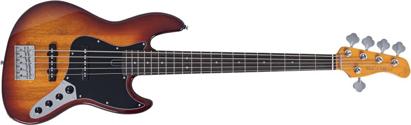 Sire - Sire V3 New Gen 5-String Jazz Bass Guitar with Marcus Standard J-Revolution Pickups, Tobacco Sunburst #V3-5-NEWGEN-TS