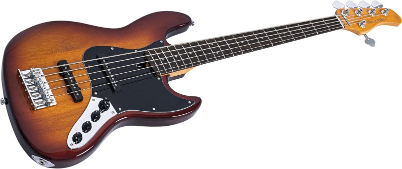 Sire - Sire V3 New Gen 5-String Jazz Bass Guitar with Marcus Standard J-Revolution Pickups, Tobacco Sunburst #V3-5-NEWGEN-TS