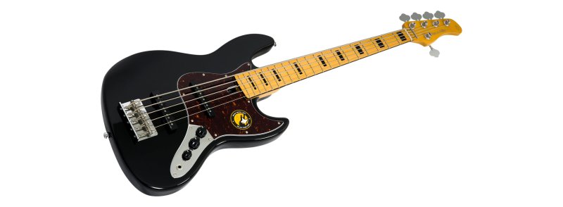 Sire - Marcus Miller V5-5 String Bass Guitar, Black #V5-ALDER-5-BK