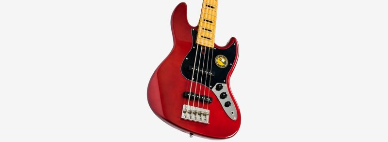 Sire - Marcus Miller V5-5 String Bass Guitar, Candy Apple Red #V5-ALDER-5-CAR