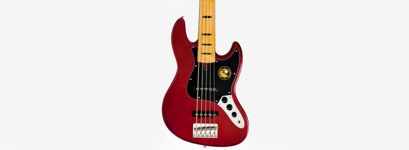 Sire - Marcus Miller V5-5 String Bass Guitar, Candy Apple Red #V5-ALDER-5-CAR