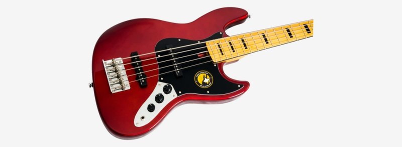 Sire - Marcus Miller V5-5 String Bass Guitar, Candy Apple Red #V5-ALDER-5-CAR