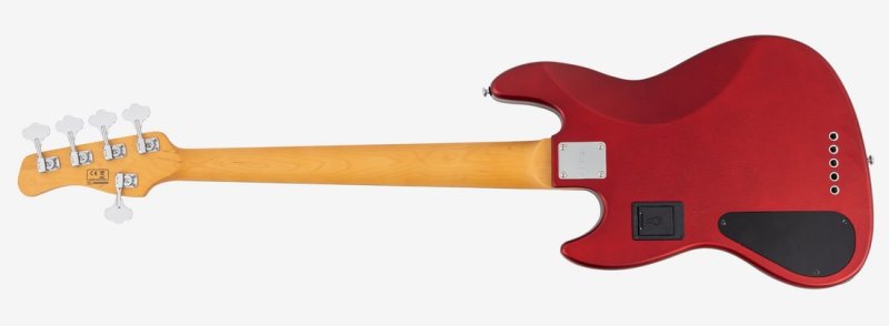 Sire - Marcus Miller V6 5-String Electric Bass, Candy Apple Red #V6-5-CAR