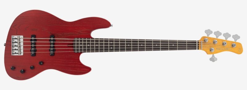 Sire - Marcus Miller V6 5-String Electric Bass, Candy Apple Red #V6-5-CAR
