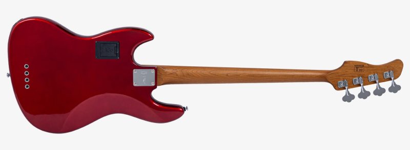 Sire - Sire V7 New Gen Jazz Bass Guitar with Marcus Super-J Revolution Pickups, Candy Apple Red #V7-ALDER-4-NEWGEN-CAR