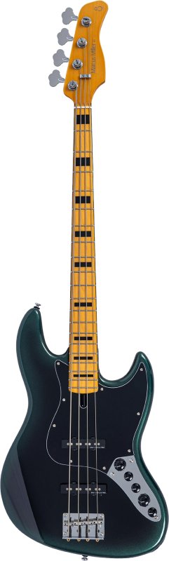 Sire - Sire V7 New Gen Jazz Bass Guitar with Marcus Super-J Revolution Pickups, Dark Forest #V7-ALDER-4-NEWGEN-DFOREST