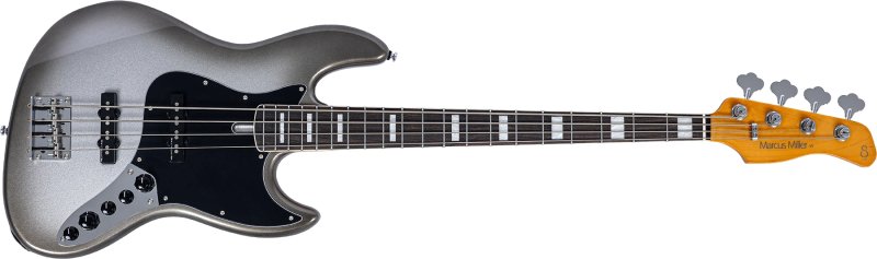 Sire - Sire V7 New Gen Jazz Bass Guitar with Marcus Super-J Revolution Pickups, Mercury #V7-ALDER-4-NEWGEN-MERCURY