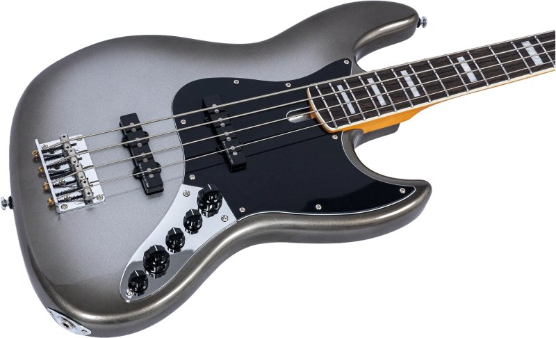 Sire - Sire V7 New Gen Jazz Bass Guitar with Marcus Super-J Revolution Pickups, Mercury #V7-ALDER-4-NEWGEN-MERCURY