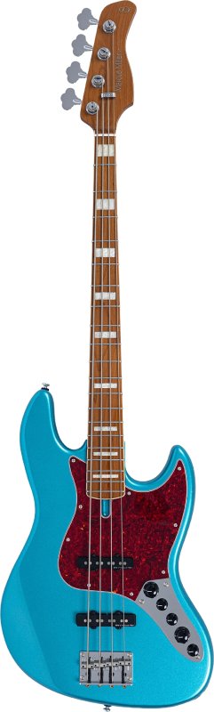 Sire - Sire V7 New Gen Jazz Bass Guitar with Marcus Super-J Revolution Pickups, Tide Pool #V7-ALDER-4-NEWGEN-TP
