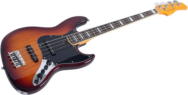 Sire - Sire V7 New Gen Jazz Bass Guitar with Marcus Super-J Revolution Pickups, Tobacco Sunburst #V7-ALDER-4-NEWGEN-TS