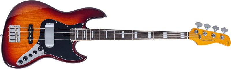 Sire - Sire V7 New Gen Jazz Bass Guitar with Marcus Super-J Revolution Pickups, Tobacco Sunburst #V7-ALDER-4-NEWGEN-TS