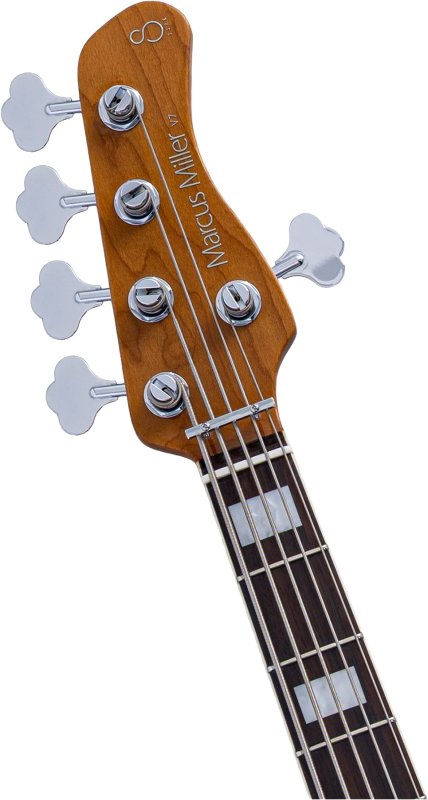 Sire - Sire V7 New Gen 5-String Jazz Bass Guitar with Marcus Super-J Revolution Pickups, Antique White #V7-ALDER-5-NEWGEN-AWH
