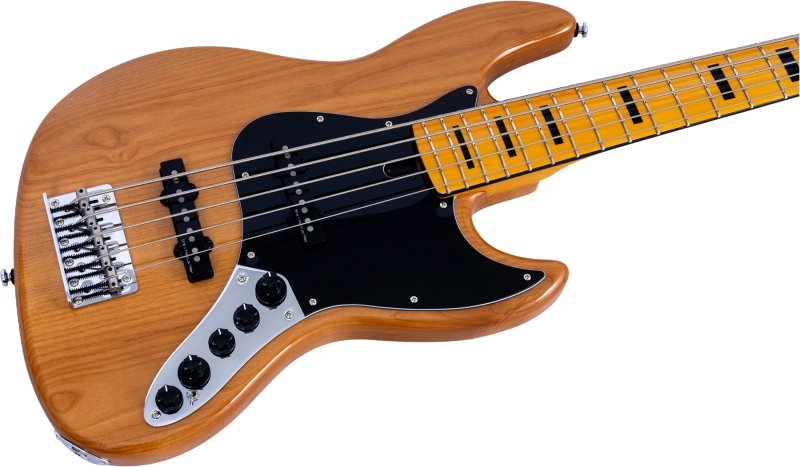 Sire - Sire V7 New Gen 5-String Jazz Bass Guitar with Marcus Super-J Revolution Pickups, Natural #V7-ALDER-5-NEWGEN-NT