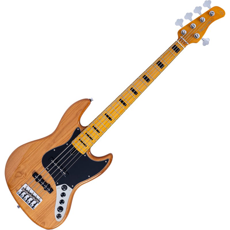 Sire - Sire V7 New Gen 5-String Jazz Bass Guitar with Marcus Super-J Revolution Pickups, Natural #V7-ALDER-5-NEWGEN-NT