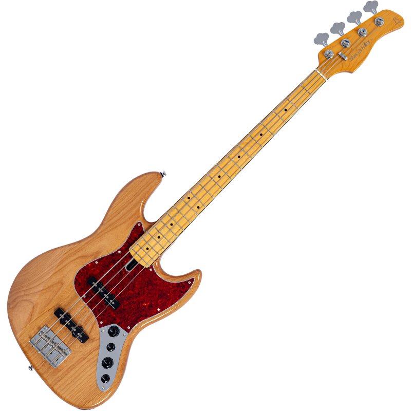 Sire - Sire V7 Vintage New Gen 4-String Jazz Bass Guitar with Marcus Vintage-J Revolution Pickups, Natural #V7-VINALDER-4-NEWGEN-NT