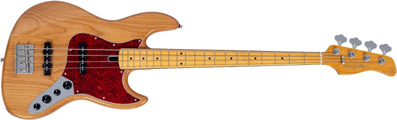Sire - Sire V7 Vintage New Gen 4-String Jazz Bass Guitar with Marcus Vintage-J Revolution Pickups, Natural #V7-VINALDER-4-NEWGEN-NT
