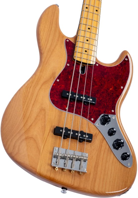 Sire - Sire V7 Vintage New Gen 4-String Jazz Bass Guitar with Marcus Vintage-J Revolution Pickups, Natural #V7-VINALDER-4-NEWGEN-NT