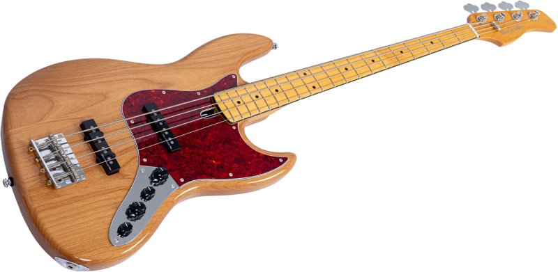 Sire - Sire V7 Vintage New Gen 4-String Jazz Bass Guitar with Marcus Vintage-J Revolution Pickups, Natural #V7-VINALDER-4-NEWGEN-NT