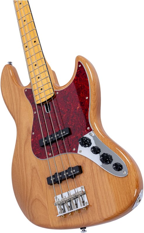 Sire - Sire V7 Vintage New Gen 4-String Jazz Bass Guitar with Marcus Vintage-J Revolution Pickups, Natural #V7-VINALDER-4-NEWGEN-NT