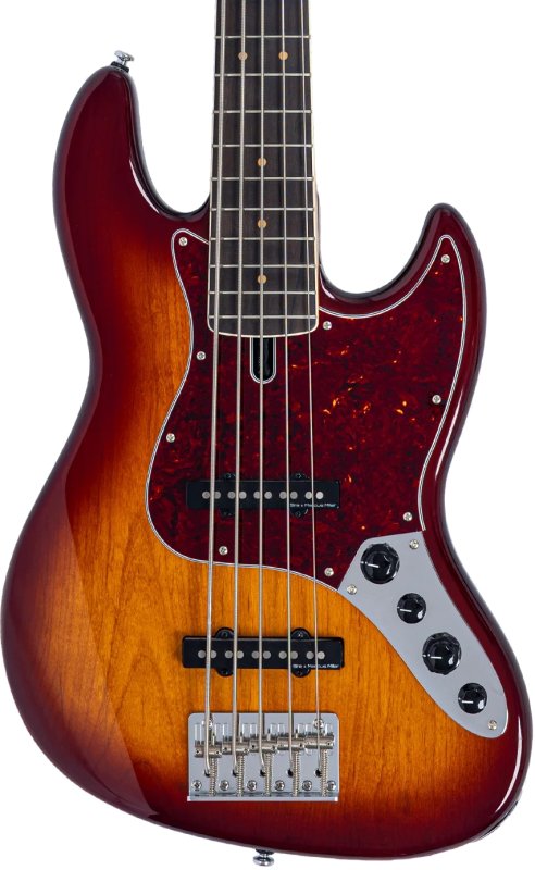 Sire - Sire V7 Vintage New Gen 4-String Jazz Bass Guitar with Marcus Vintage-J Revolution Pickups, Tobacco Sunburst #V7-VINALDER-4-NEWGEN-TS