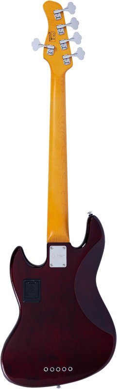 Sire - Sire V7 Vintage New Gen 5-String Jazz Bass Guitar with Marcus Vintage-J Revolution Pickups, Tobacco Sunburst #V7-VINALDER-5-NEWGEN-TS