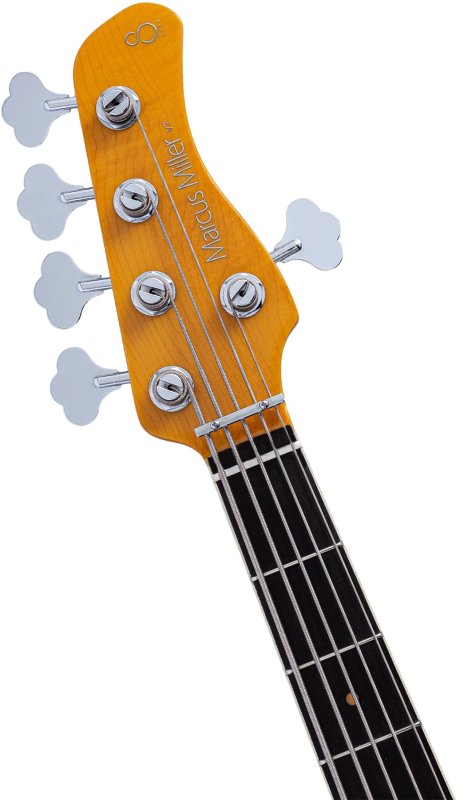 Sire - Sire V7 Vintage New Gen 5-String Jazz Bass Guitar with Marcus Vintage-J Revolution Pickups, Tobacco Sunburst #V7-VINALDER-5-NEWGEN-TS