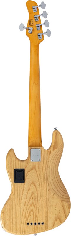 Sire - Sire V7 Vintage Ash New Gen 4-String Jazz Bass Guitar with Marcus Vintage-J Revolution Pickups, Natural #V7-VINSWAMPASH-5-NEWGEN-N