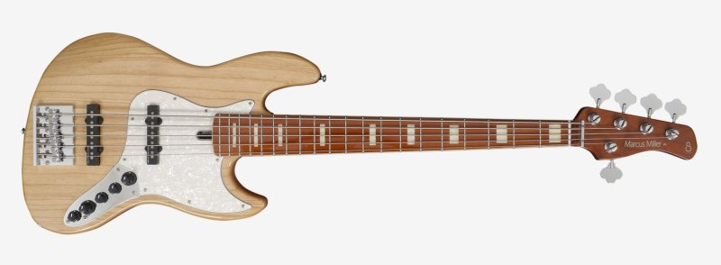 Sire - Marcus Miller V8 5-String Electric Bass With Gig Bag, Natural #V8-5-NT