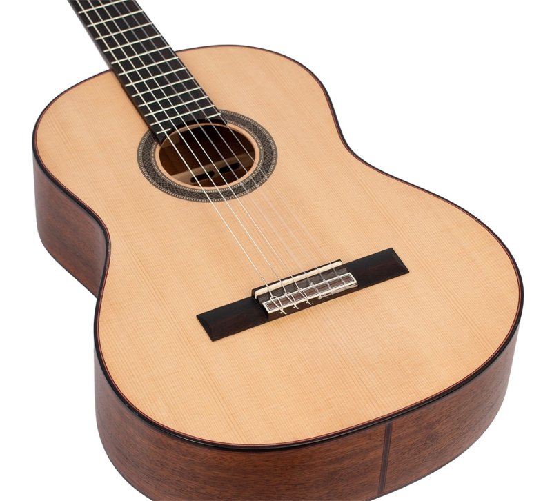 Valencia - 700 Series 4/4 Size Solid Sitka Spruce Top Classical Acoustic Guitar, Natural #VC704