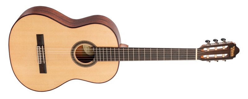Valencia - 700 Series 4/4 Size Solid Sitka Spruce Top Classical Acoustic Guitar, Natural #VC704