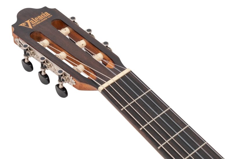 Valencia - 700 Series 4/4 Size Solid Sitka Spruce Top Classical Acoustic Guitar, Natural #VC704