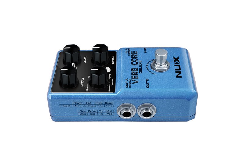 NUX - Reverb Effects Pedal with 8 Different Reverbs and Freeze #VERBCORE-DELUXE