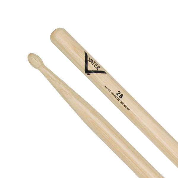Vater Percussion - Wood Tip 2B Drumsticks #VH2BW
