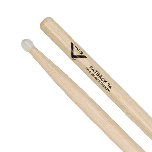 Vater Percussion - American Hickory Drumsticks - 3A - Nylon Tip #VH3AN